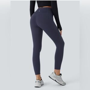 Gray High-Waisted Leggings
